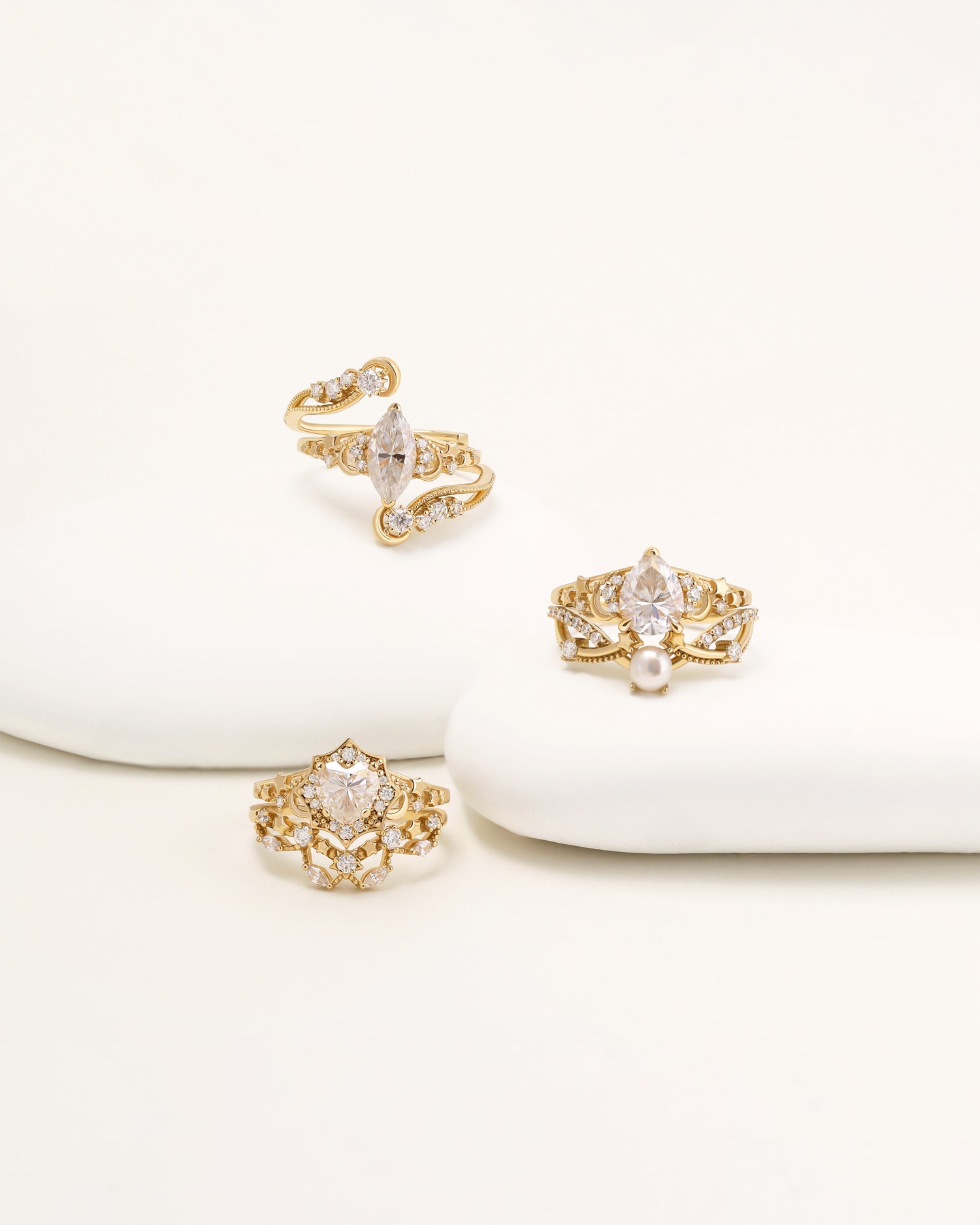 Astral Tiara Pear Ring