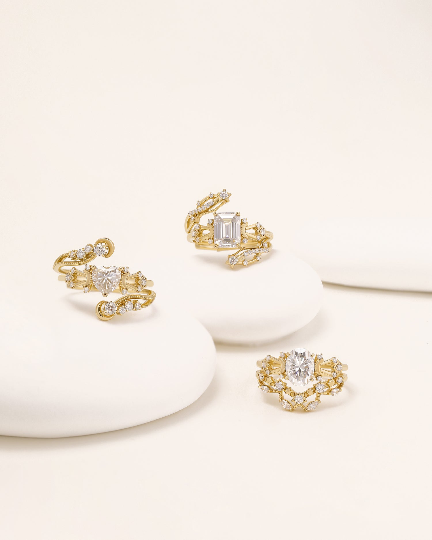 Moonbeam Muse Heart Ring