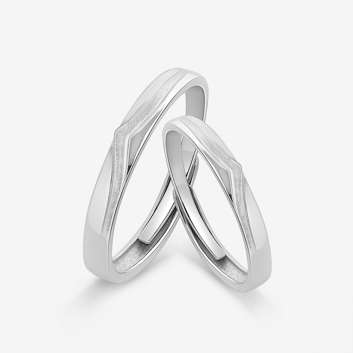 Forever Crest Couples' Rings