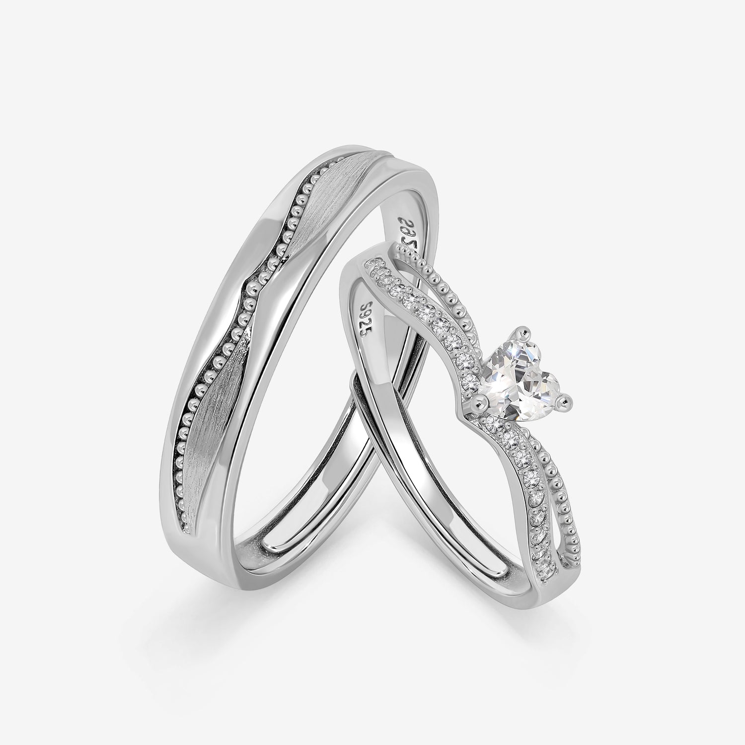Timeless Love Couples' Rings