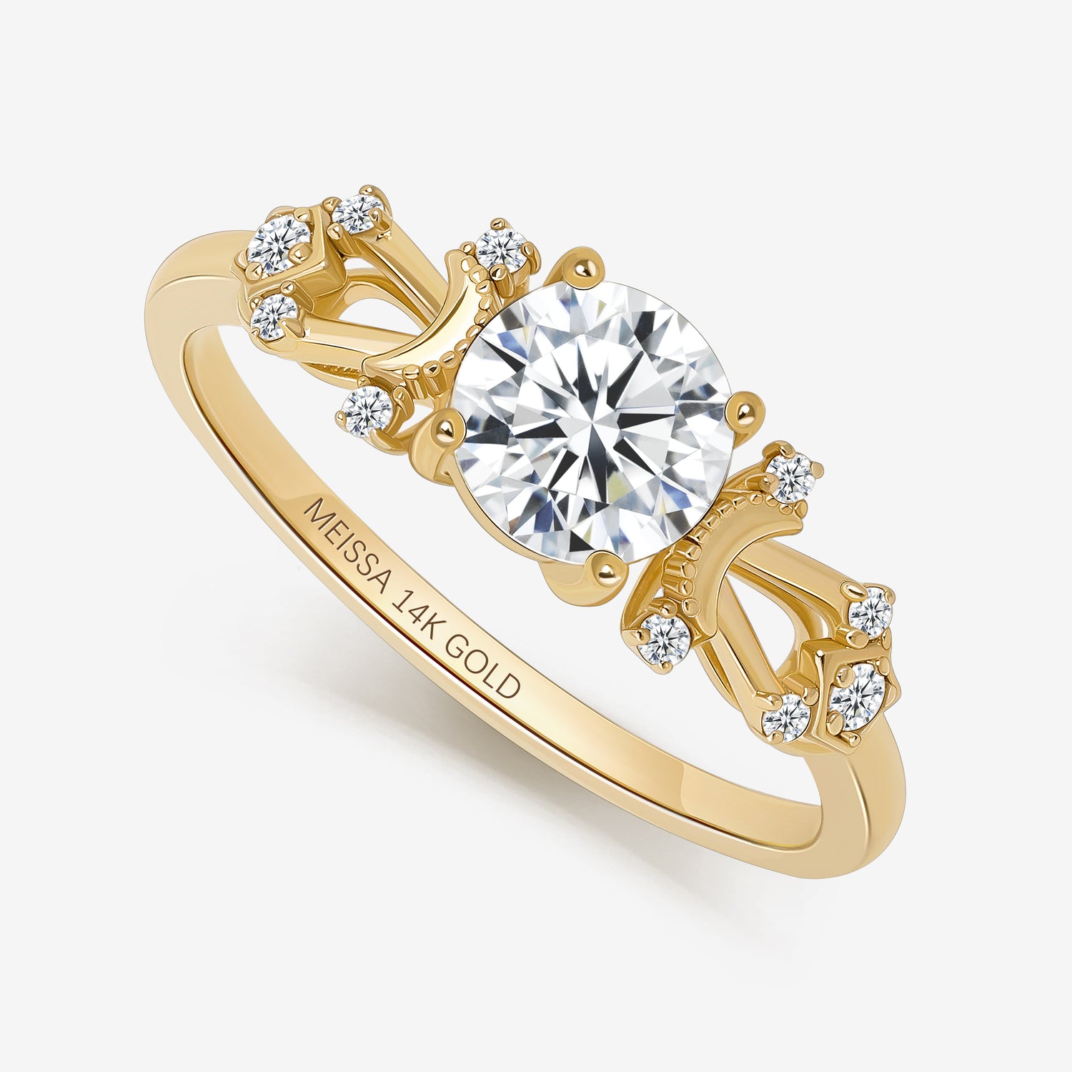 Moonbeam Muse Round Ring