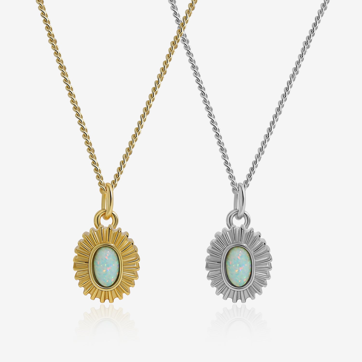 Sunflare Opal Necklace