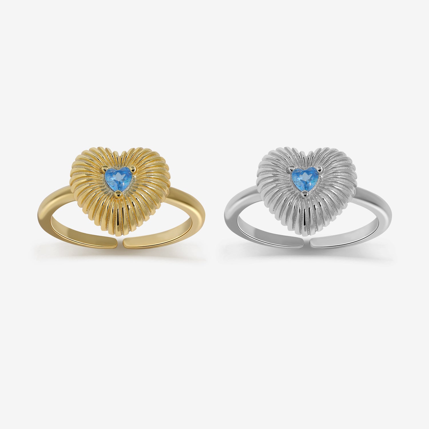 Ocean Heart Ring