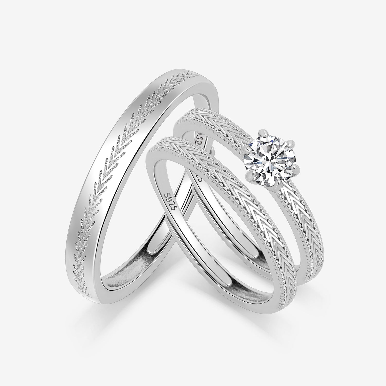 Shared Journey Couples' Rings