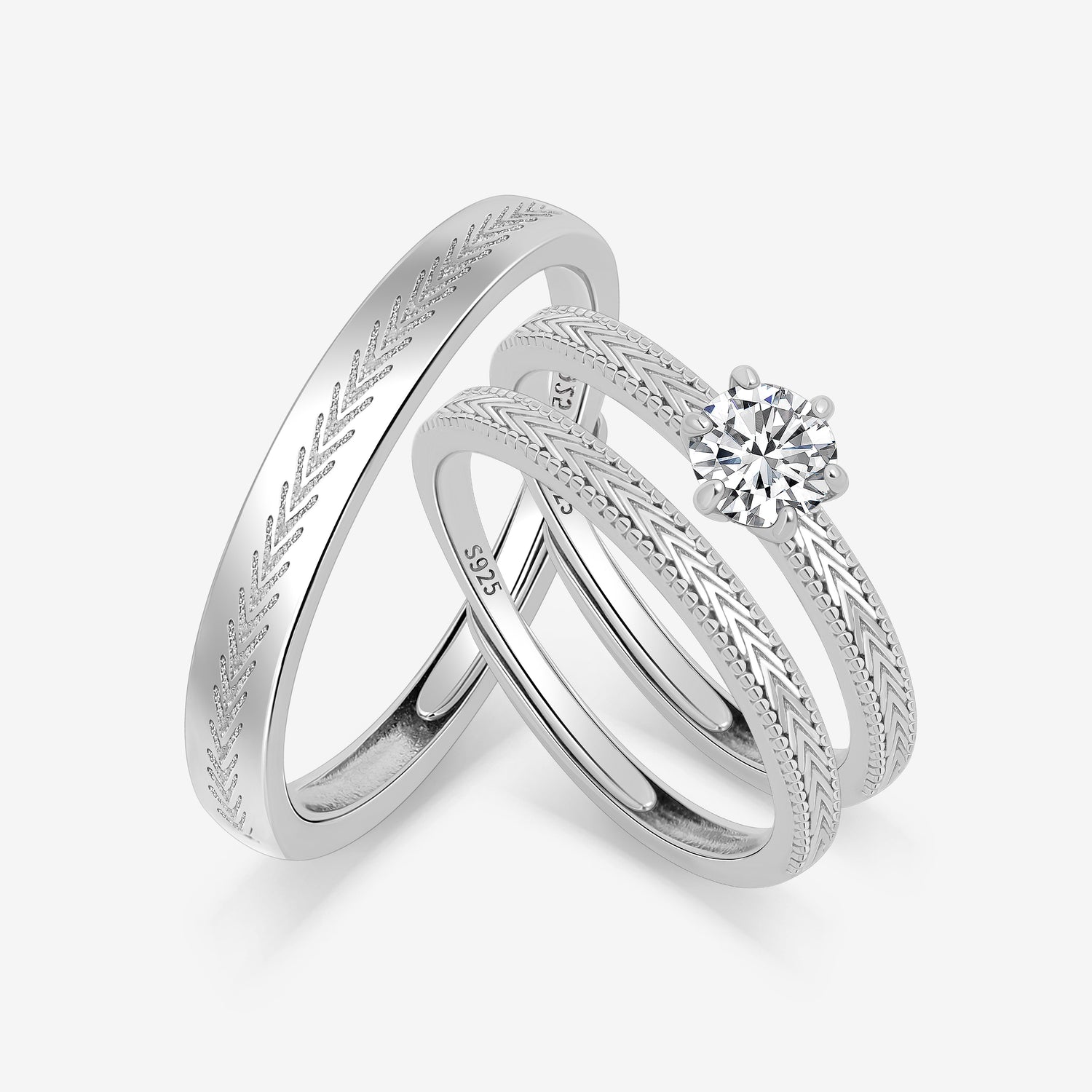 Shared Journey Couples' Rings