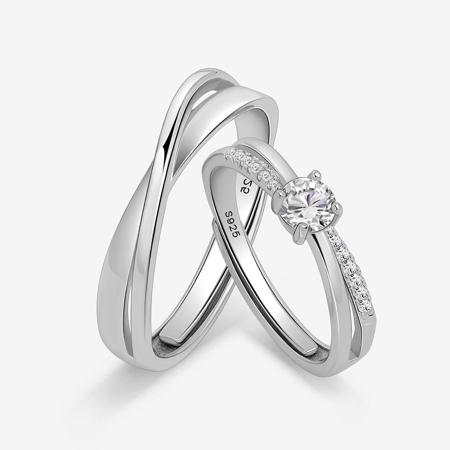 Intertwined Waves Couples’ Rings