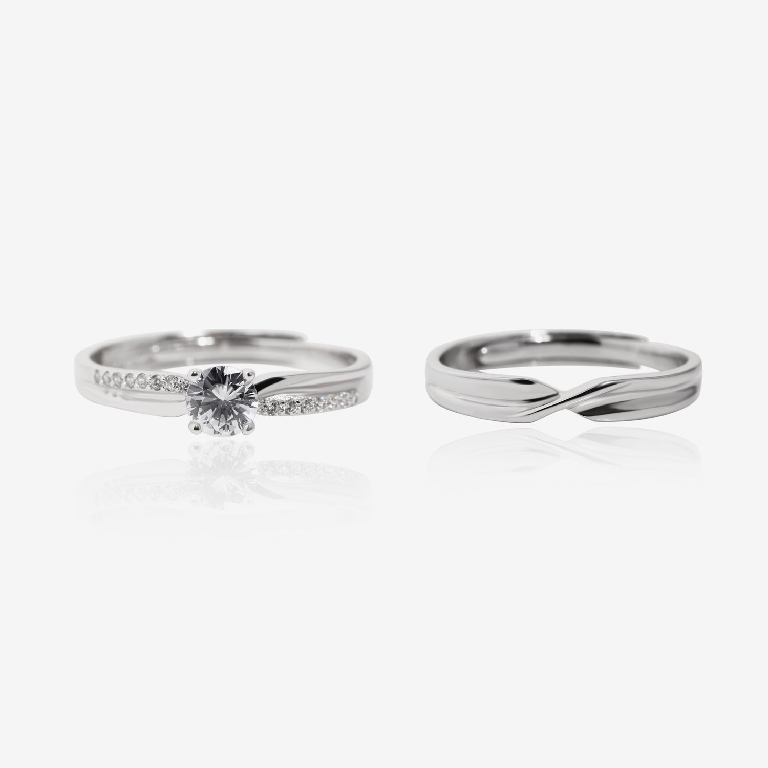 Classic Diamond Ring Set