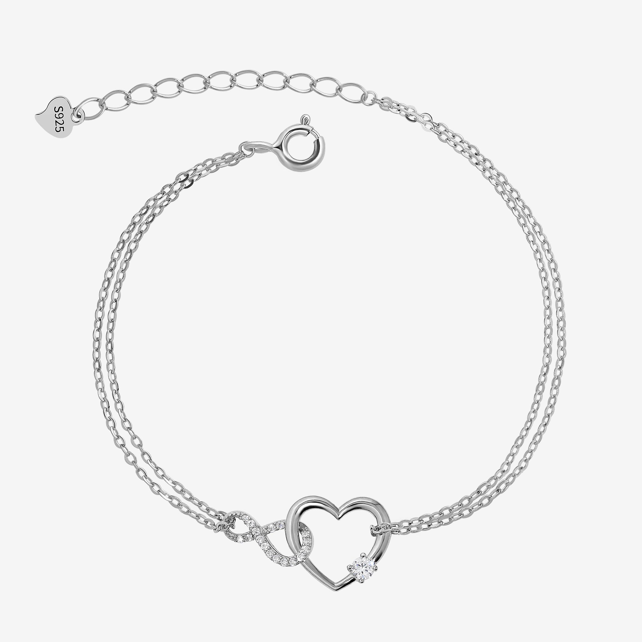 Infinity Heart Bracelet – MEISSA