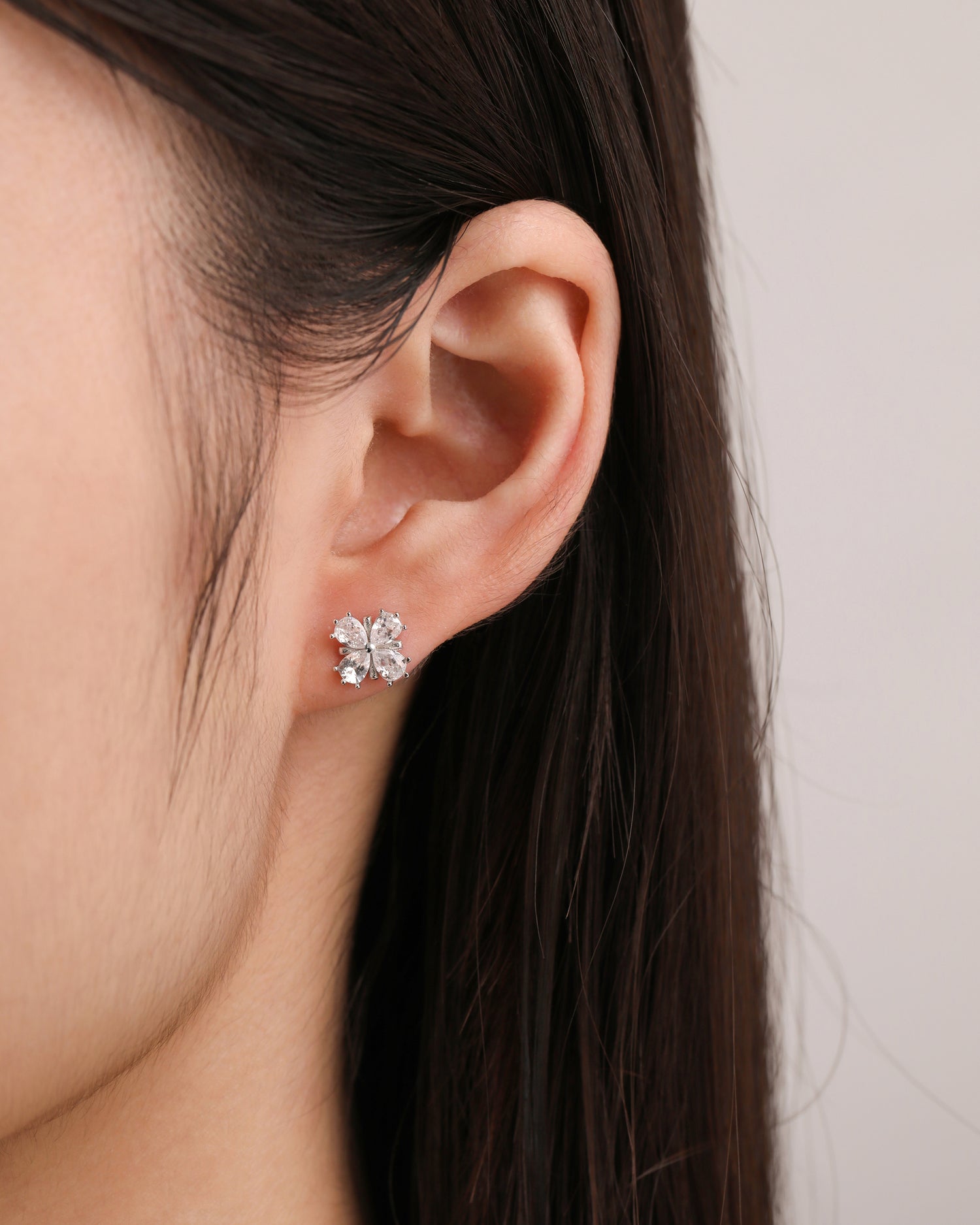 Blossom Radiance Screw Back Earrings