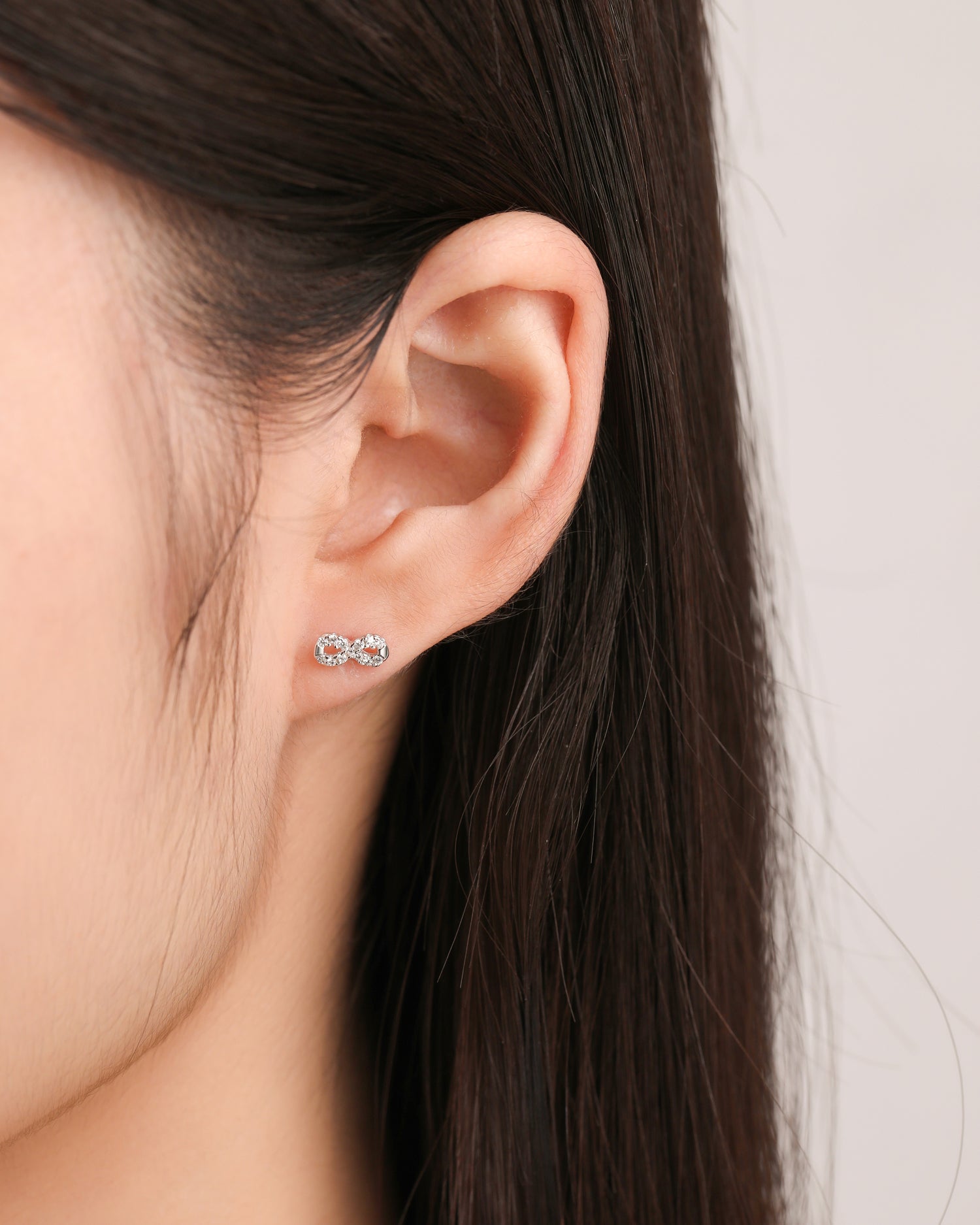 Infinite Sparkle Screw Back Earrings