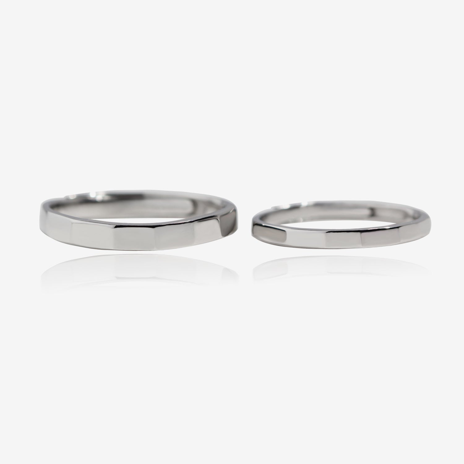 Minimalist Couples' Rings