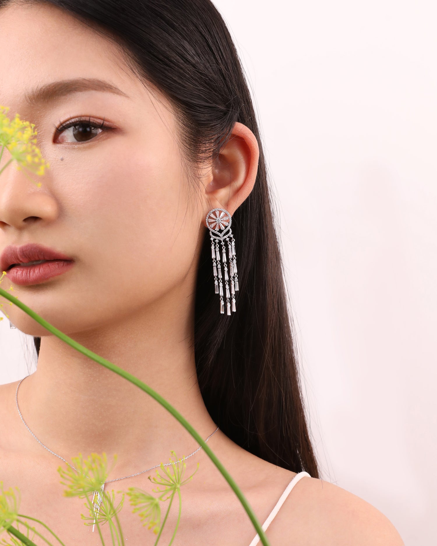Diamond Dreamcatcher Earrings