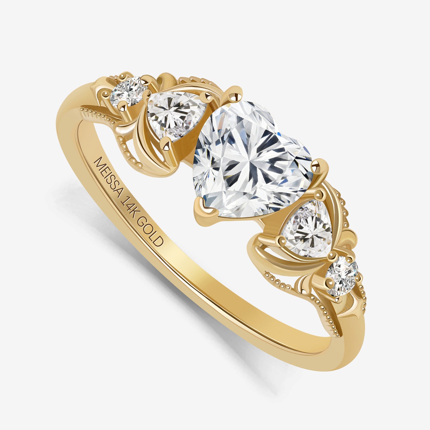 Starbound Heart Ring
