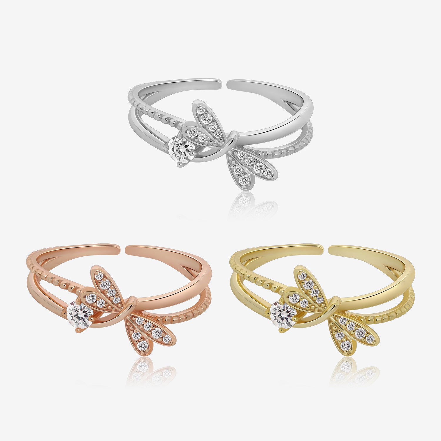 Dragonfly Orbit Ring