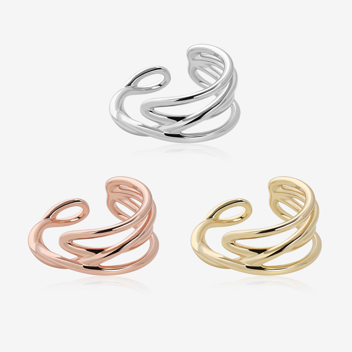Waves of Grace Ring