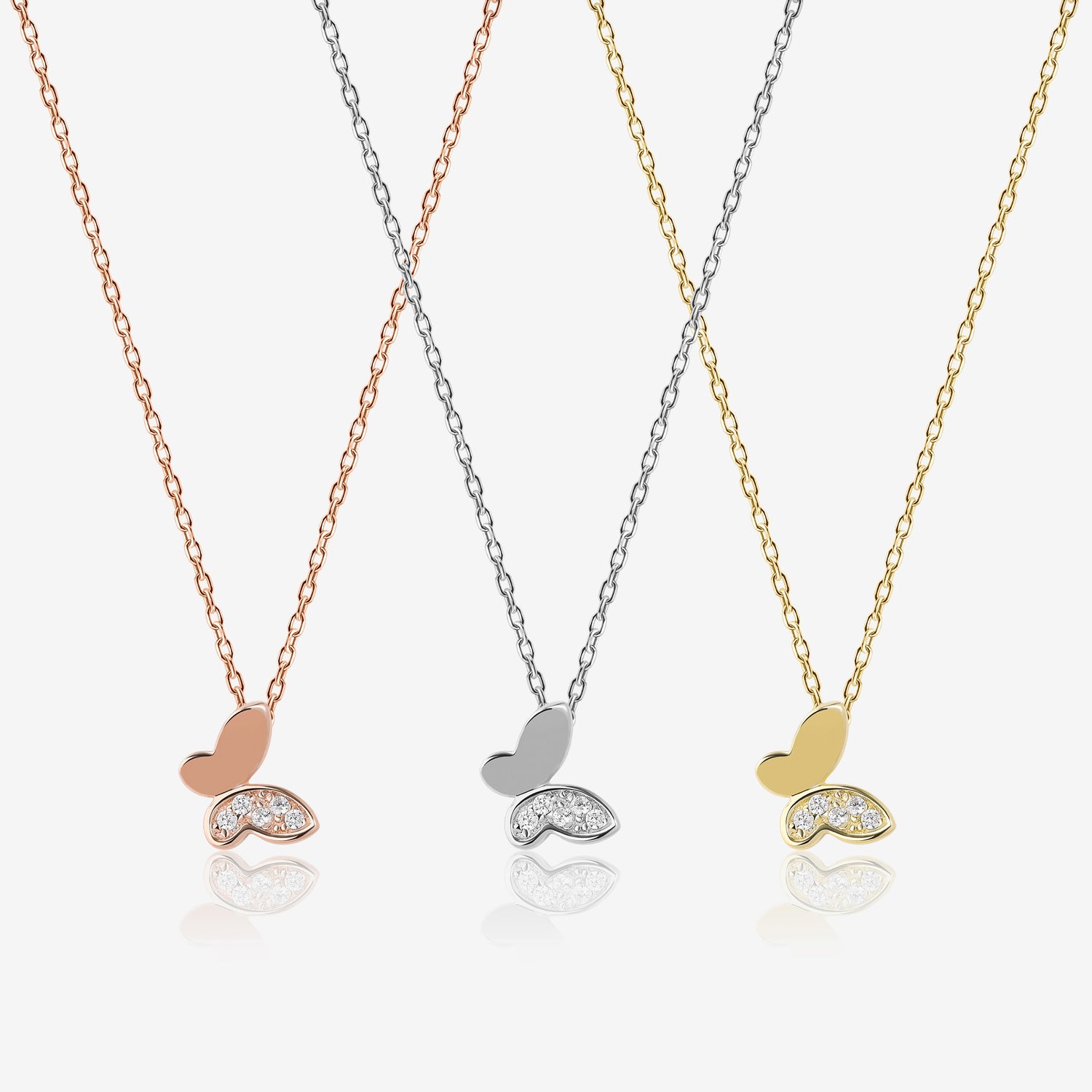 Tiny Butterfly Necklace