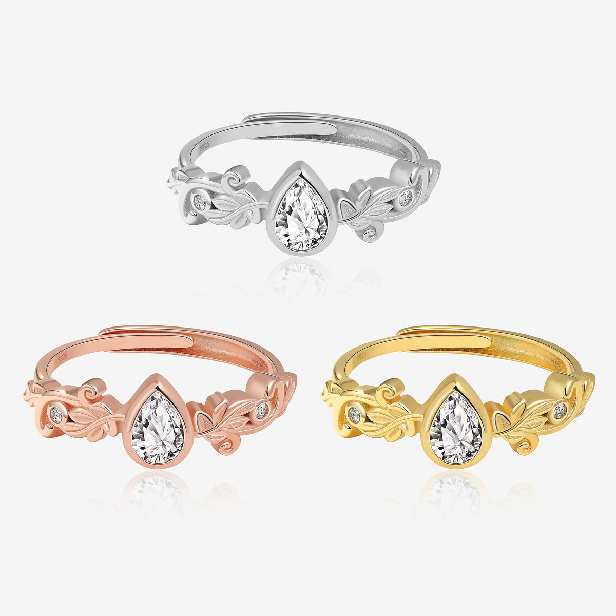 Garden Pear Ring