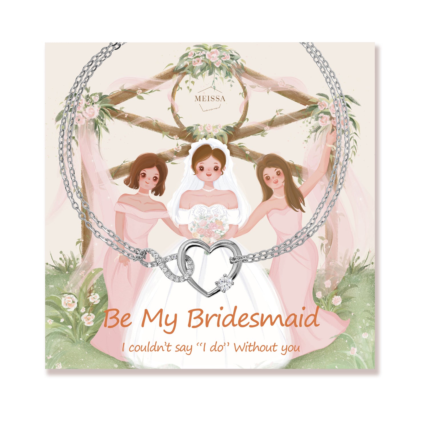 Cute Be My Bridesmaid Bracelet