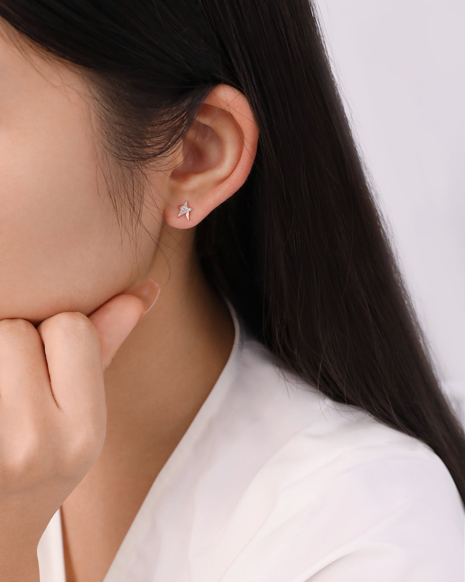 Star Screw Back Earrings