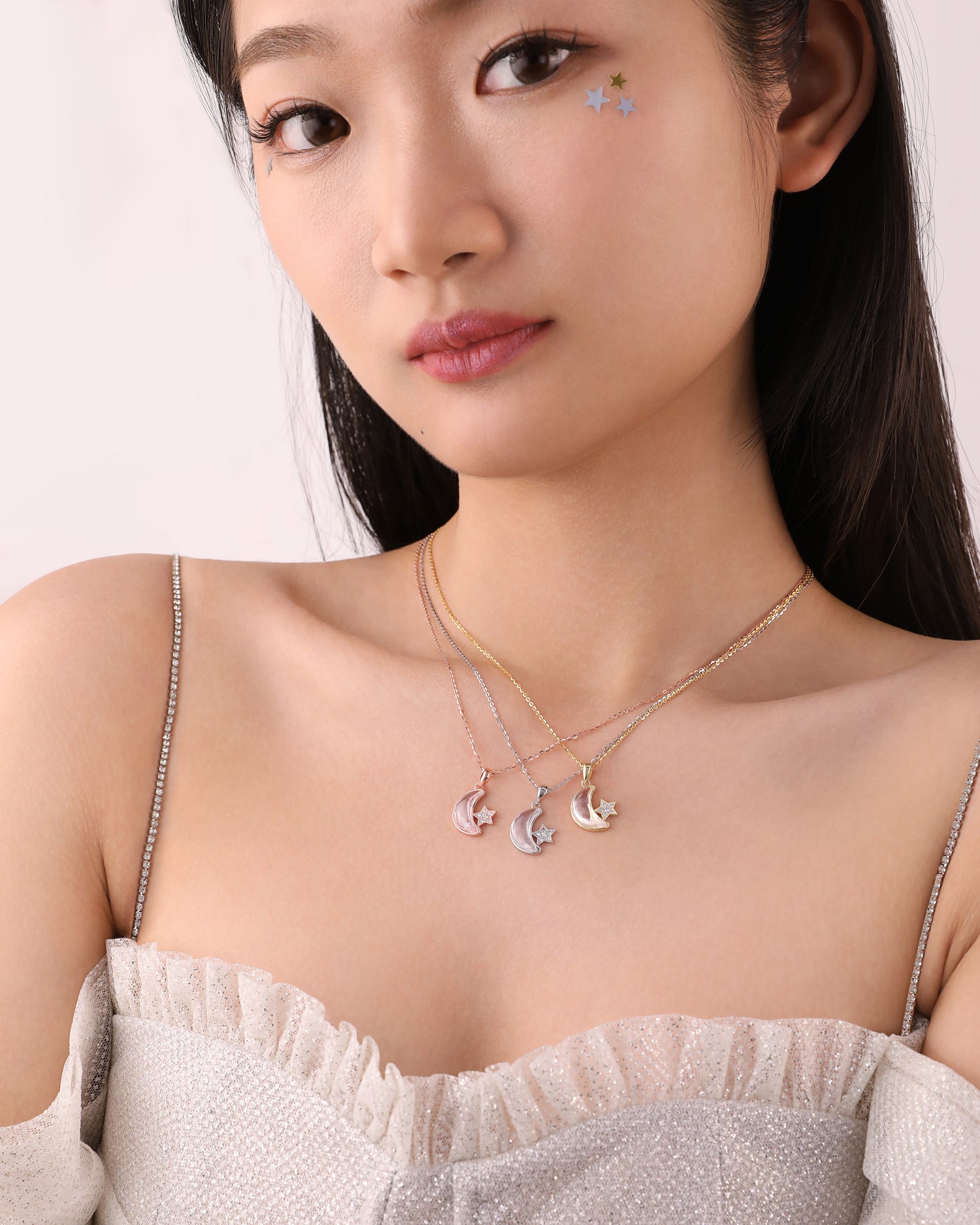 Twilight Magic Moon Star Necklace