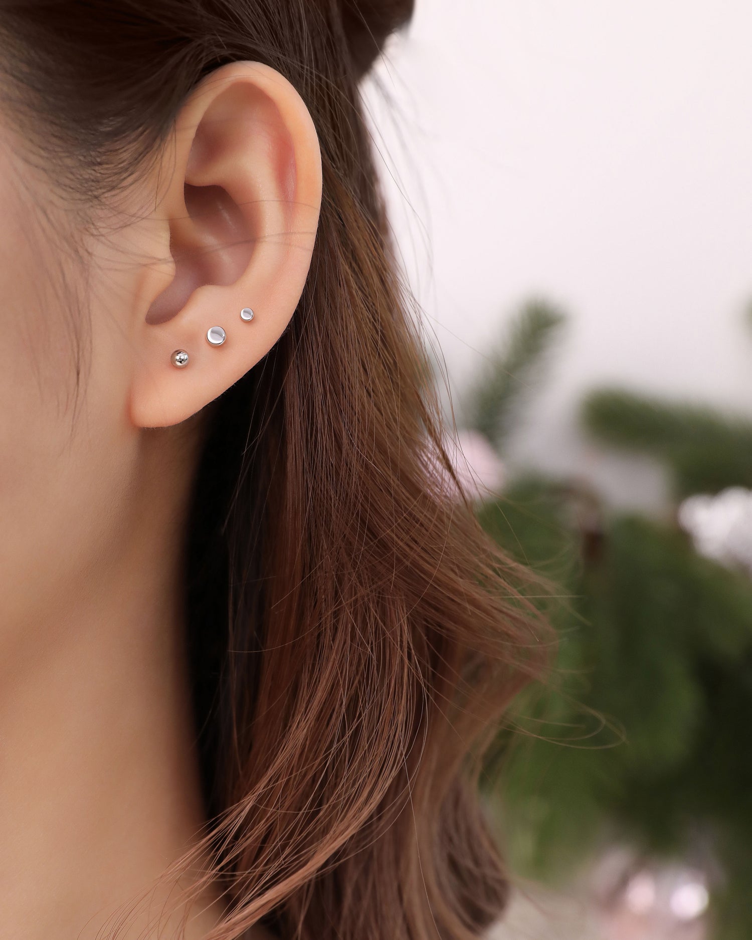 Flat Screw Back Earrings