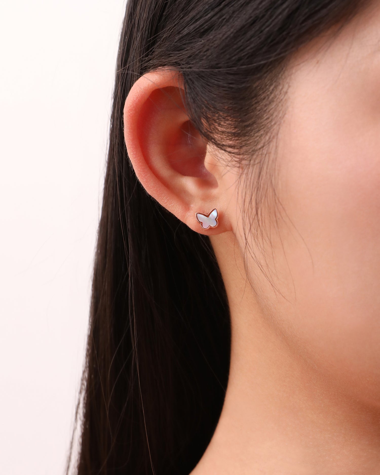Pearlescent Butterfly Earrings