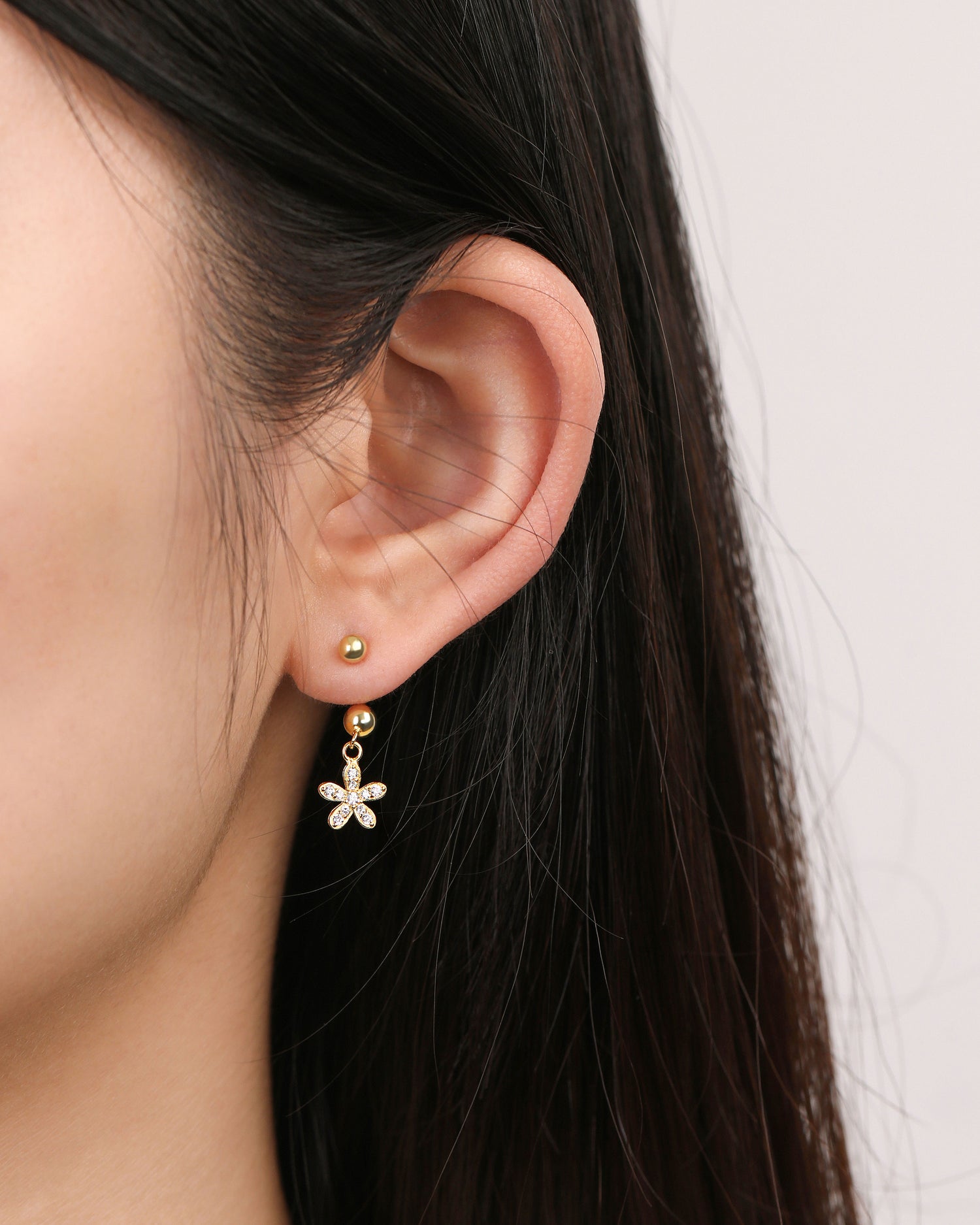 Daisy Bloom Screw Back Earrings