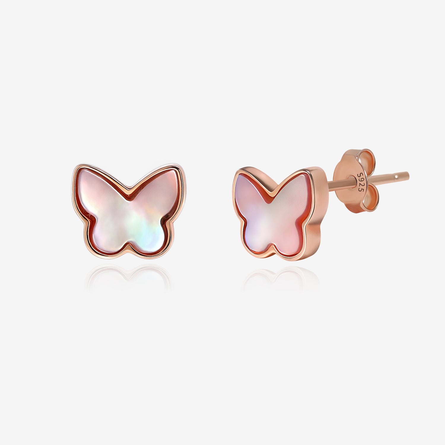Pearlescent Butterfly Earrings