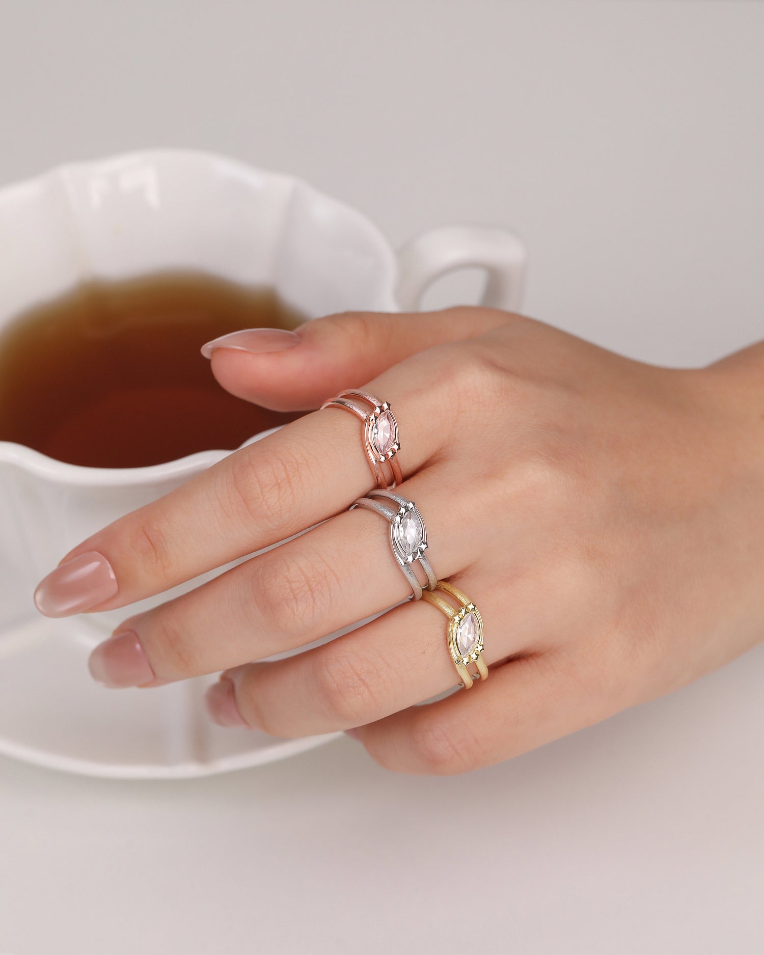 Marquise Star Ring