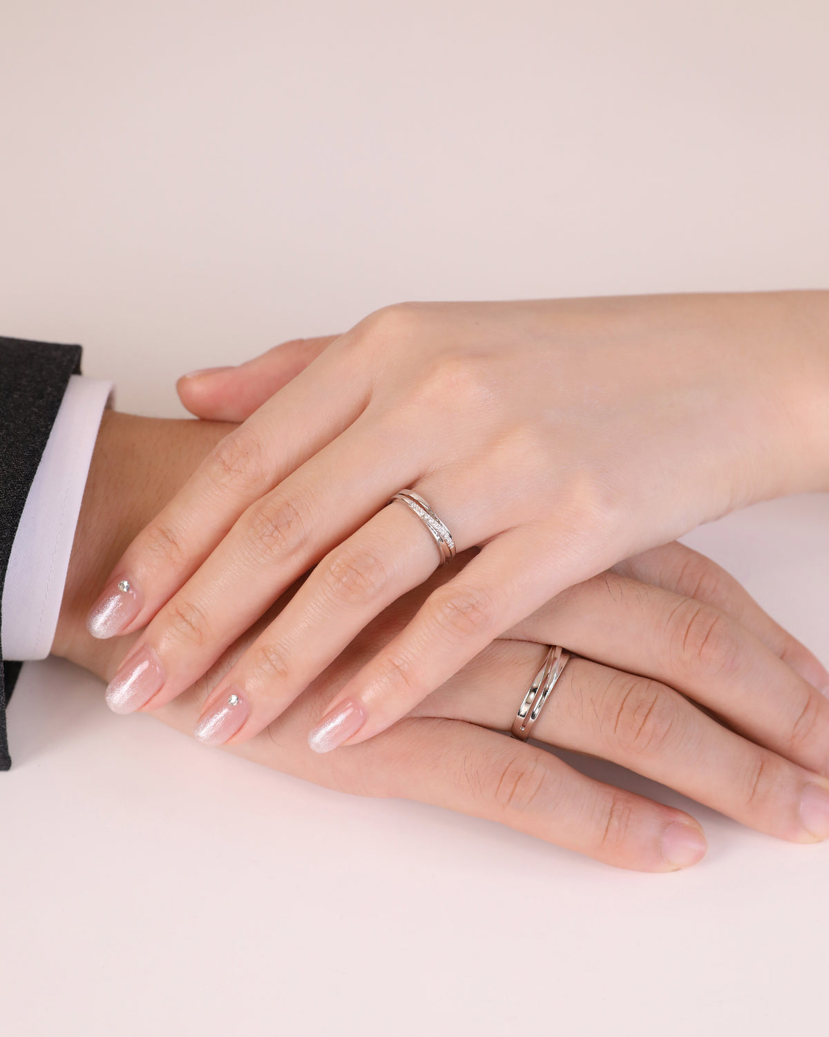 Forever Intertwined Couples' Rings