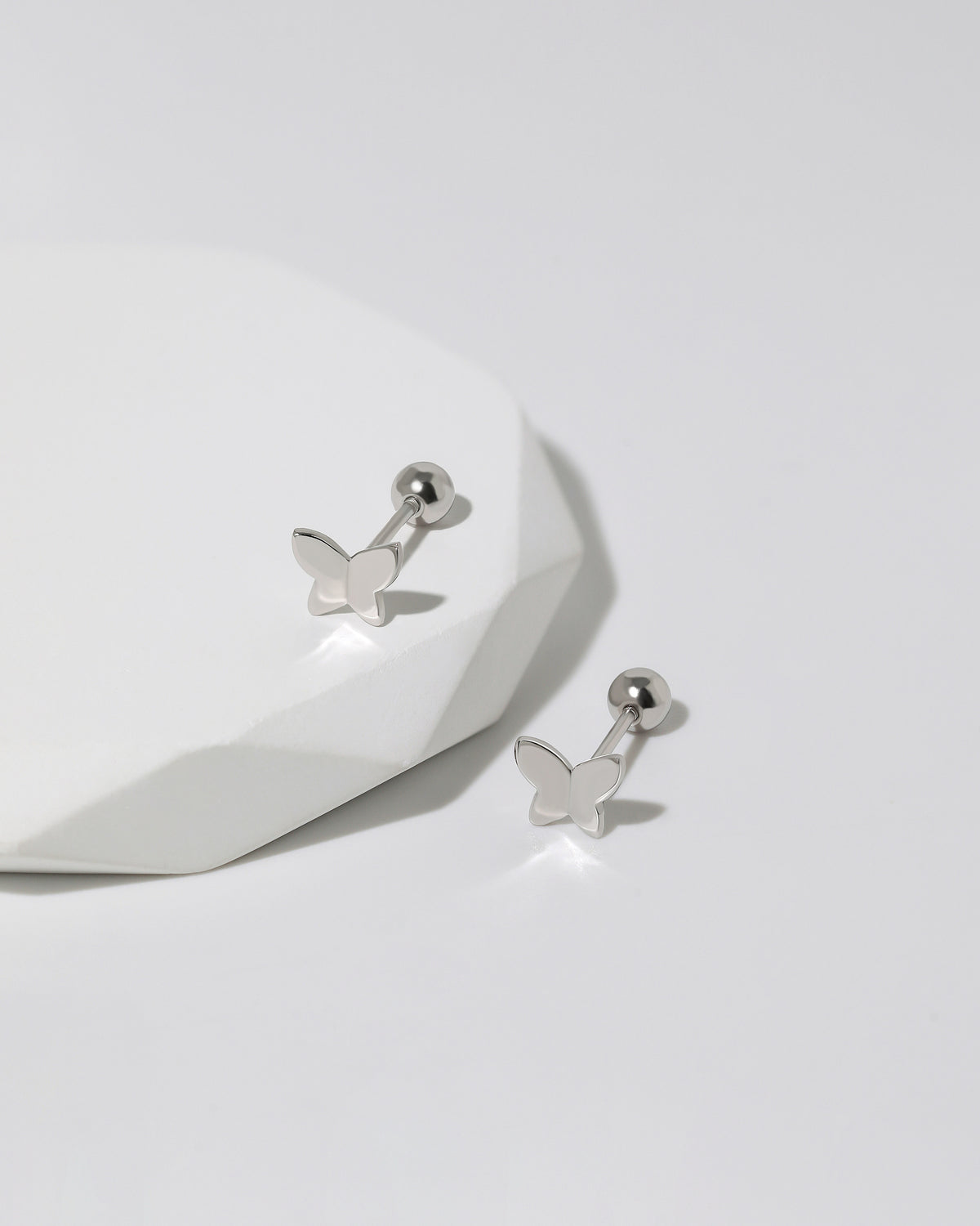 Butterfly earrings from Spring Meadow Earrings Set in 925 sterling silver with ball backs.