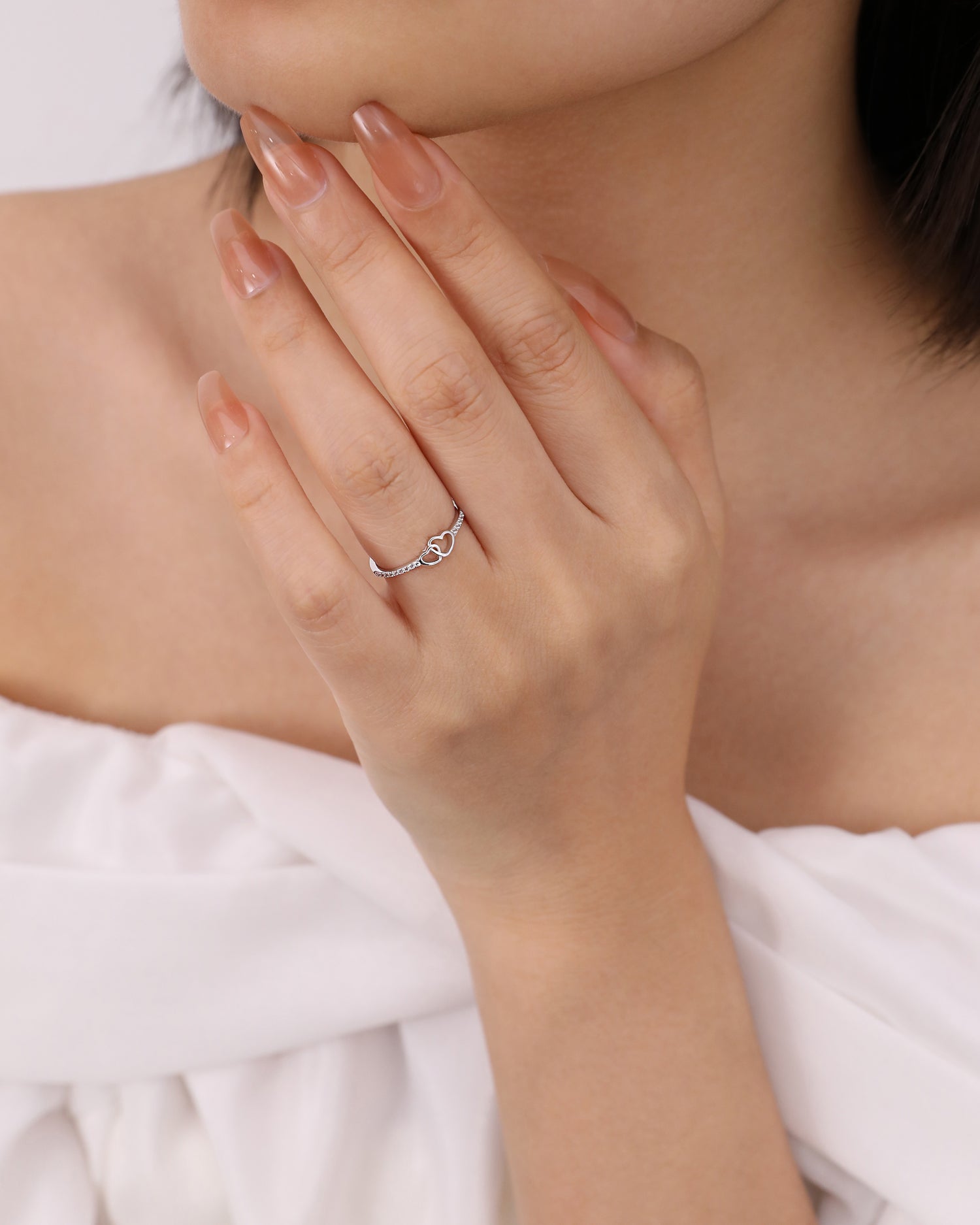 Forever Entwined Hearts Ring