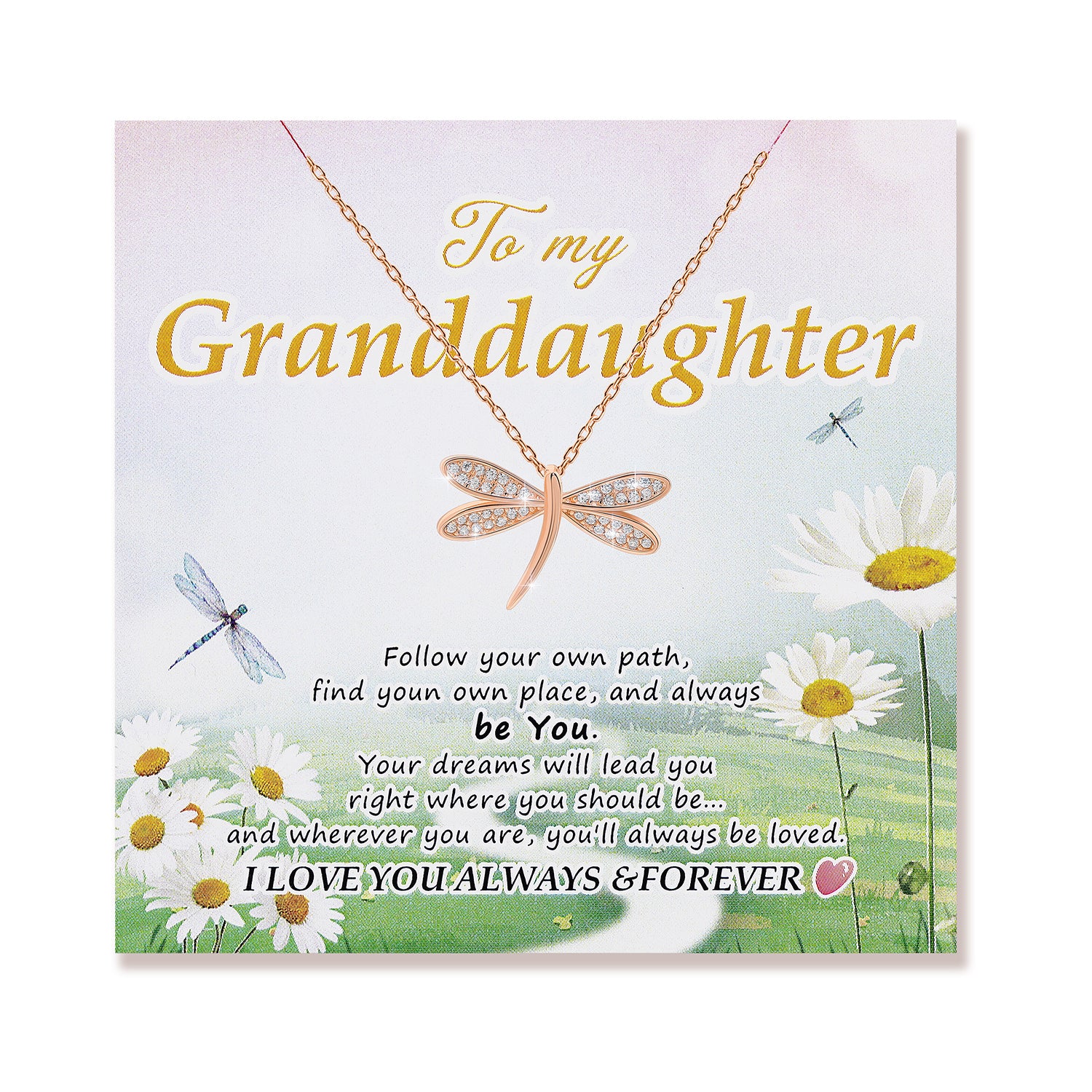 Be You Dragonfly Necklace