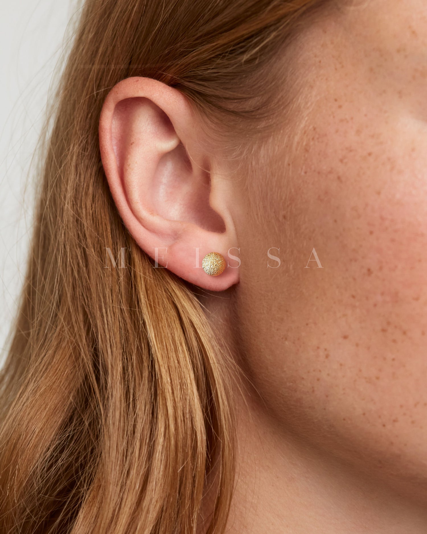 Shimmering Orb Screw Back Earrings