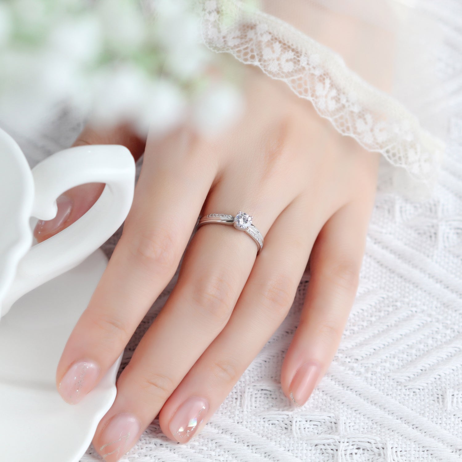 Classic Diamond Ring Set