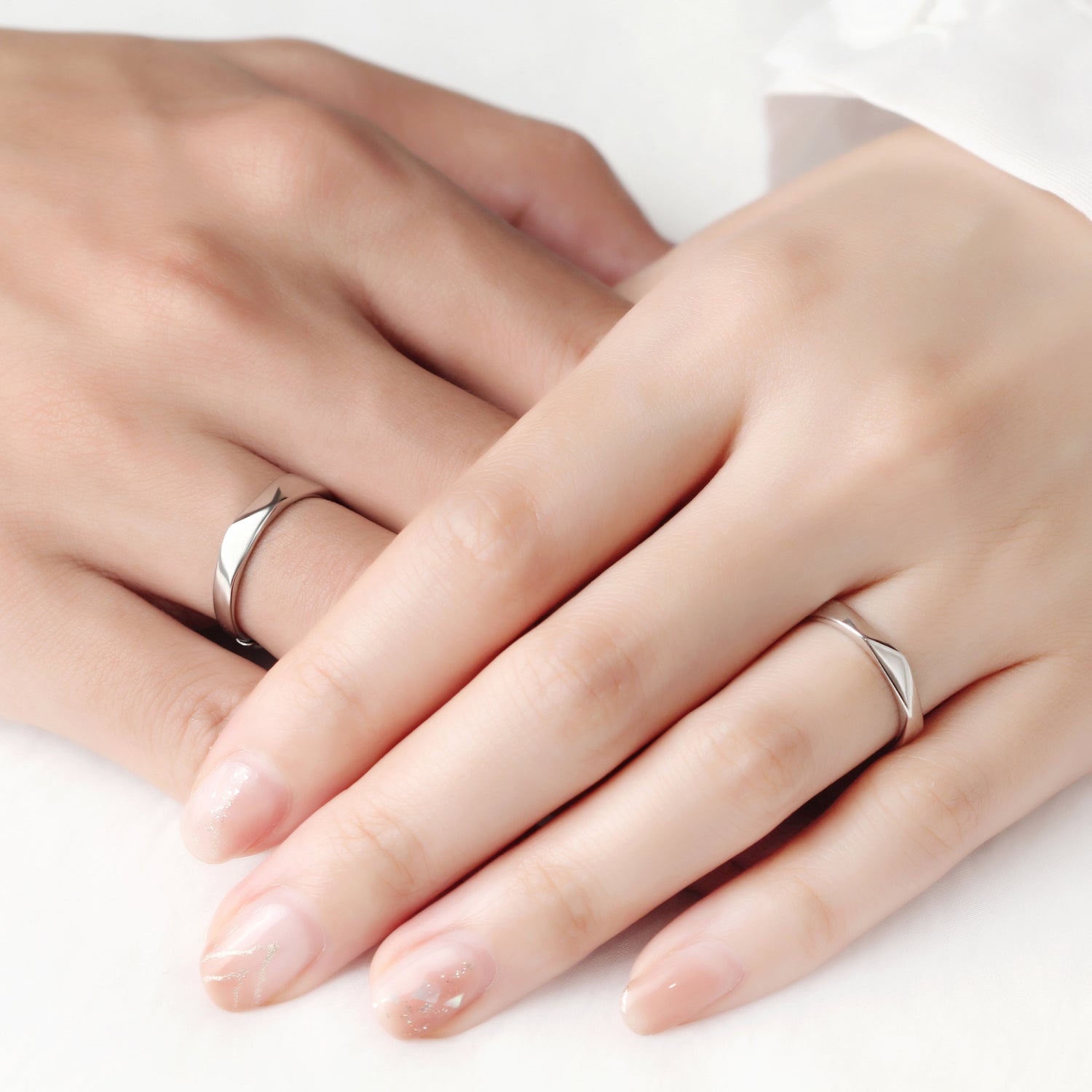 Simple Love Couples' Rings