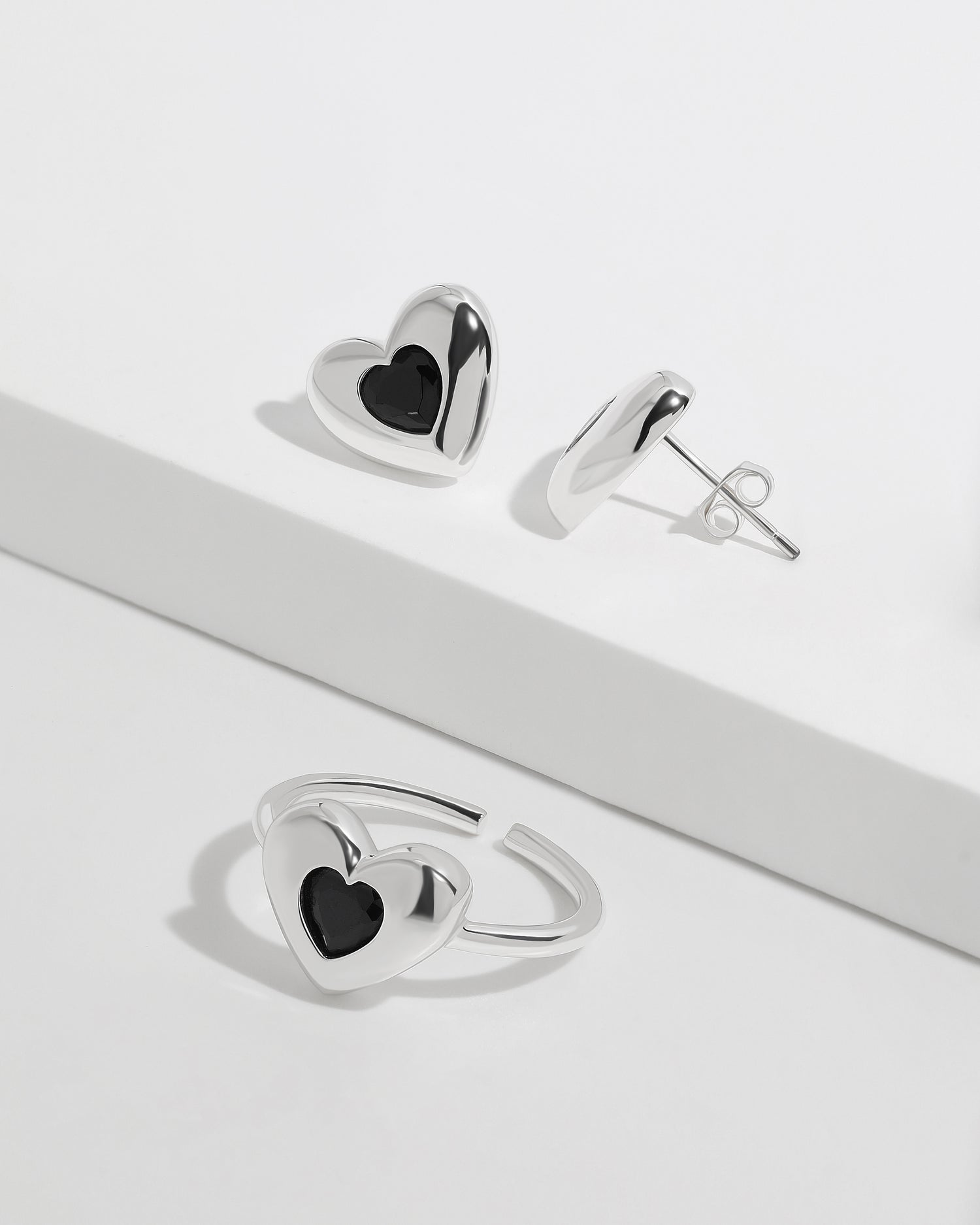 Luminous Love Earrings & Ring Set