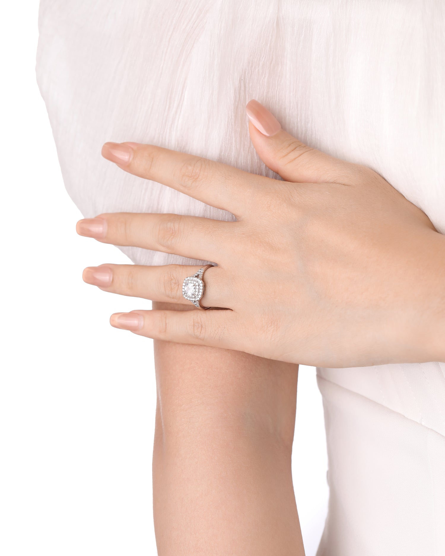 Luminous Love Halo Ring