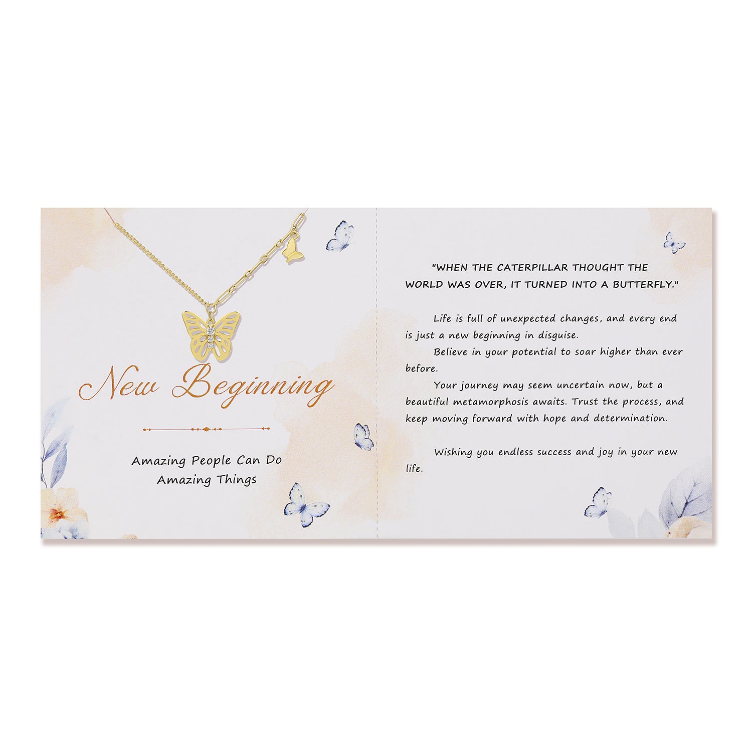 New Beginning Butterfly Necklace