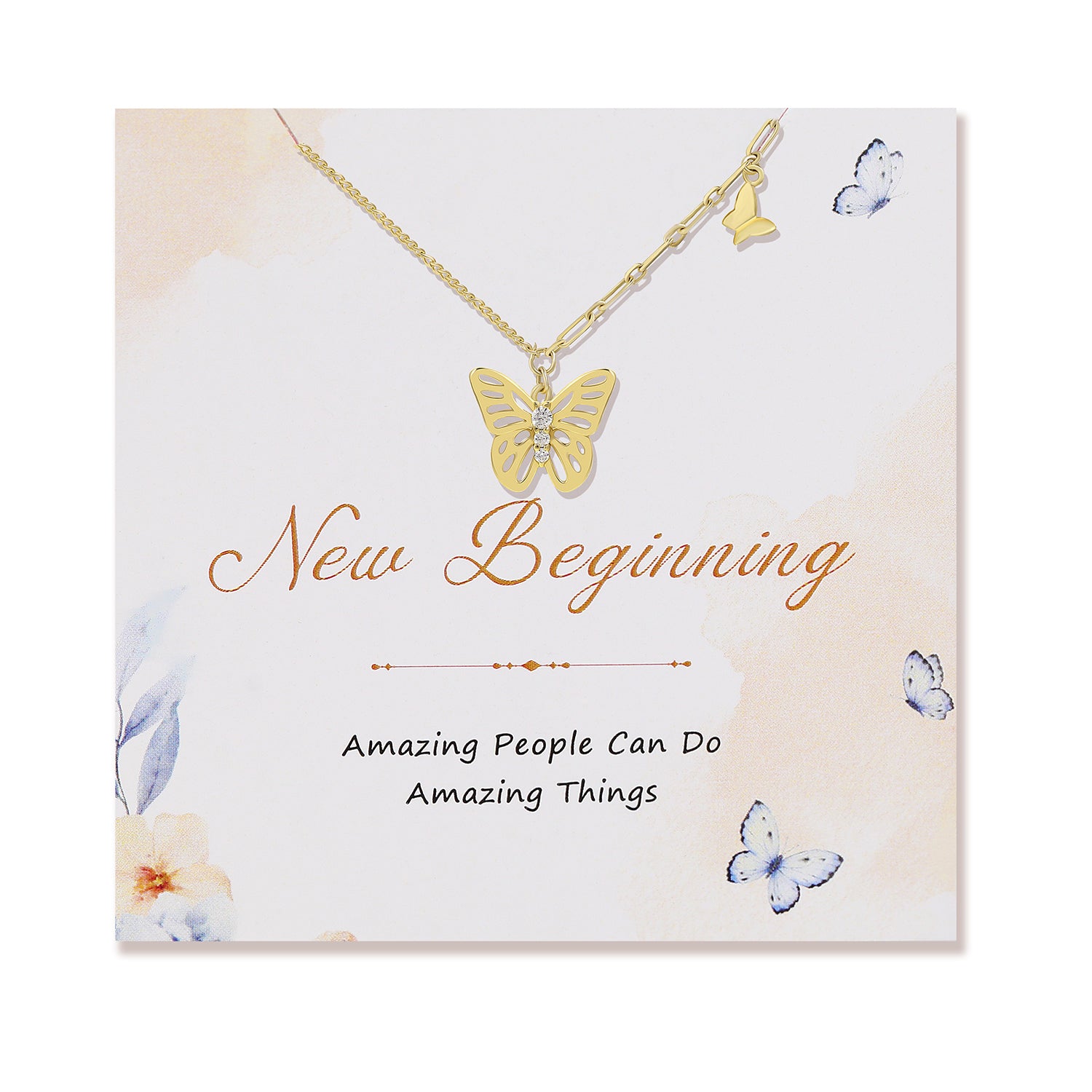 New Beginning Butterfly Necklace