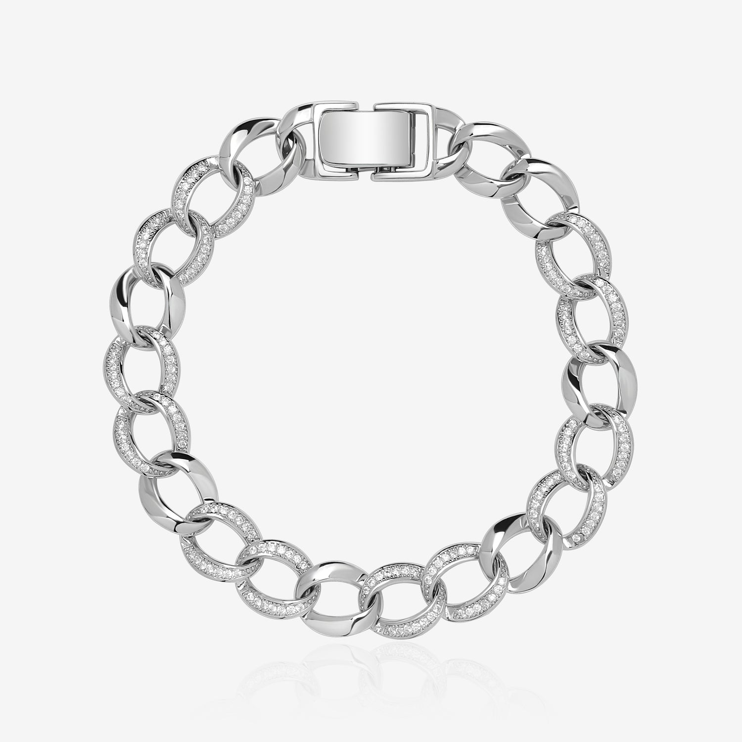 Diamond Link Chain Bracelet