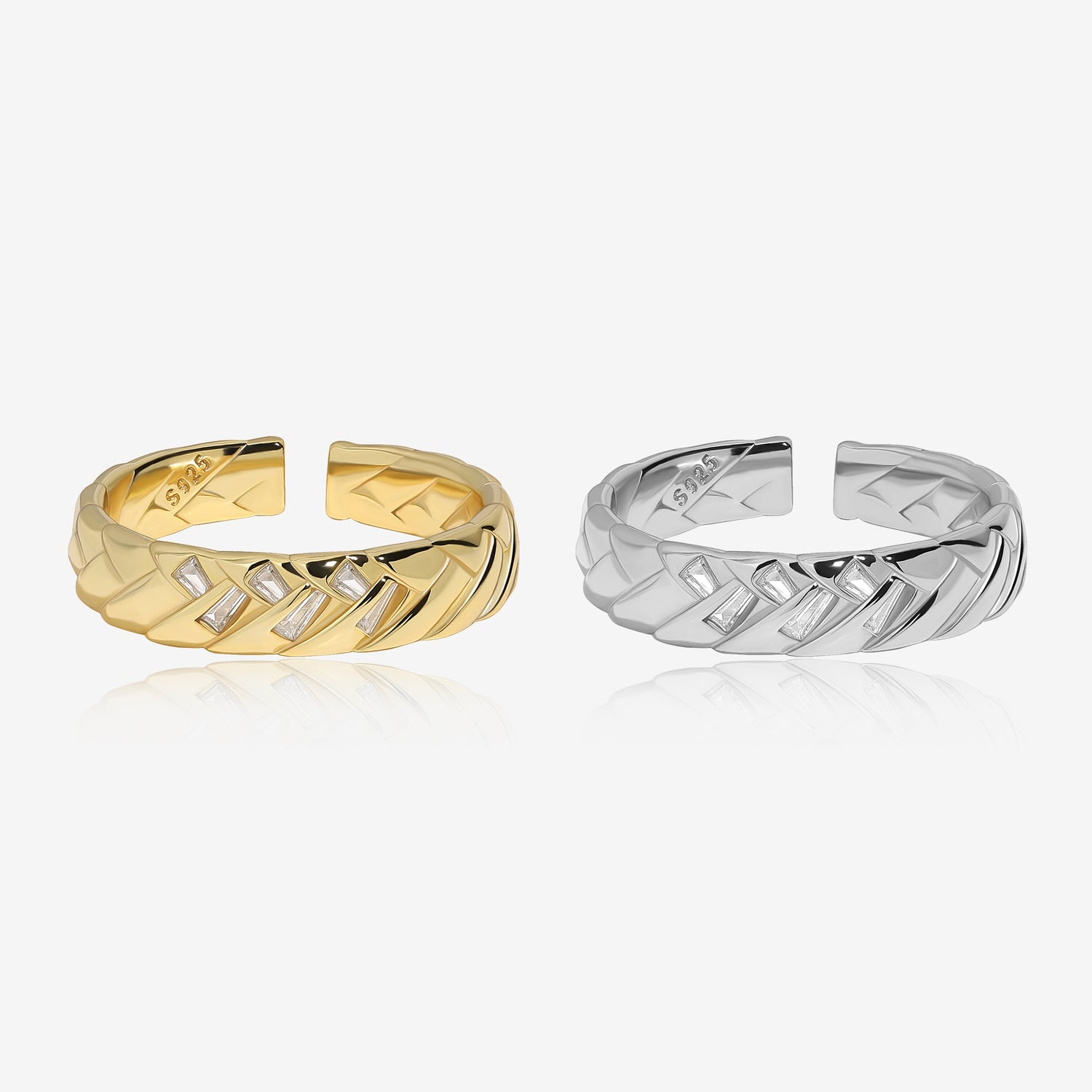 Diamond Weave Ring