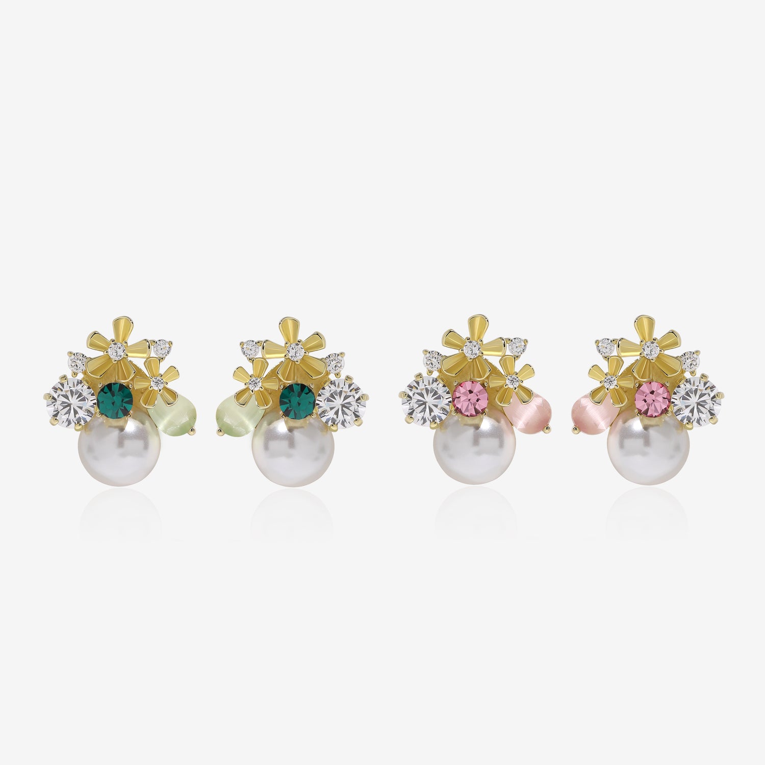 Pearl Spring Garden Earrings