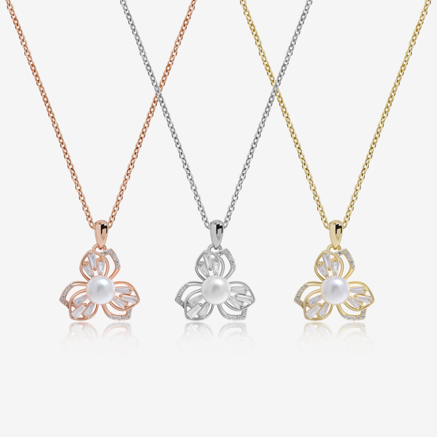 Floral Pearl Necklace