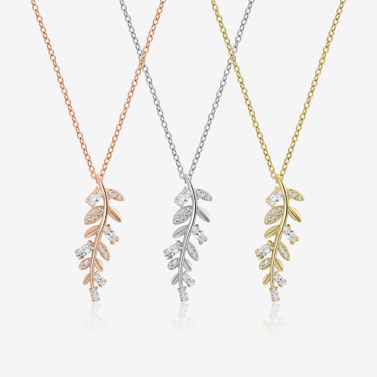 Spring Leaf Necklace