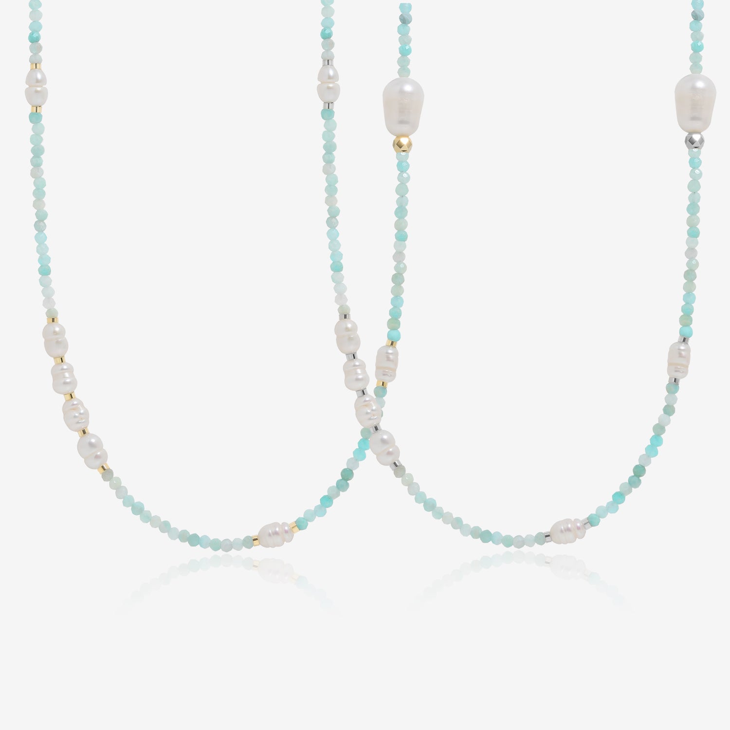 Turquoise Pearls Necklace
