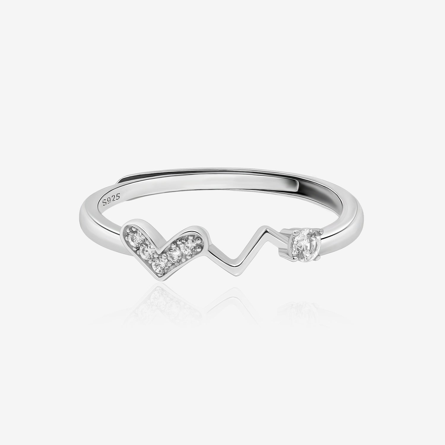 Rhythm of Love Heart Ring