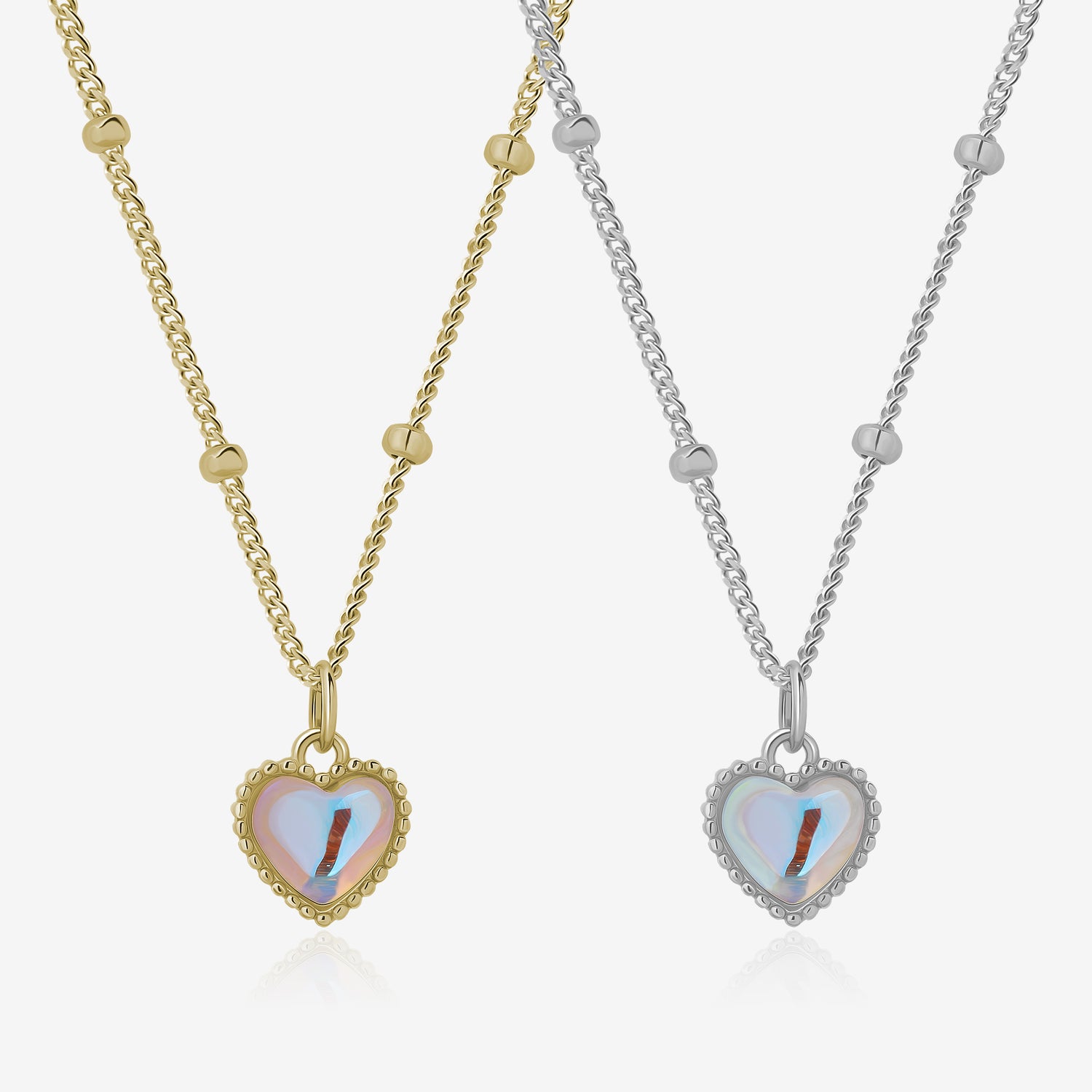 Moonbeam Heart Necklace