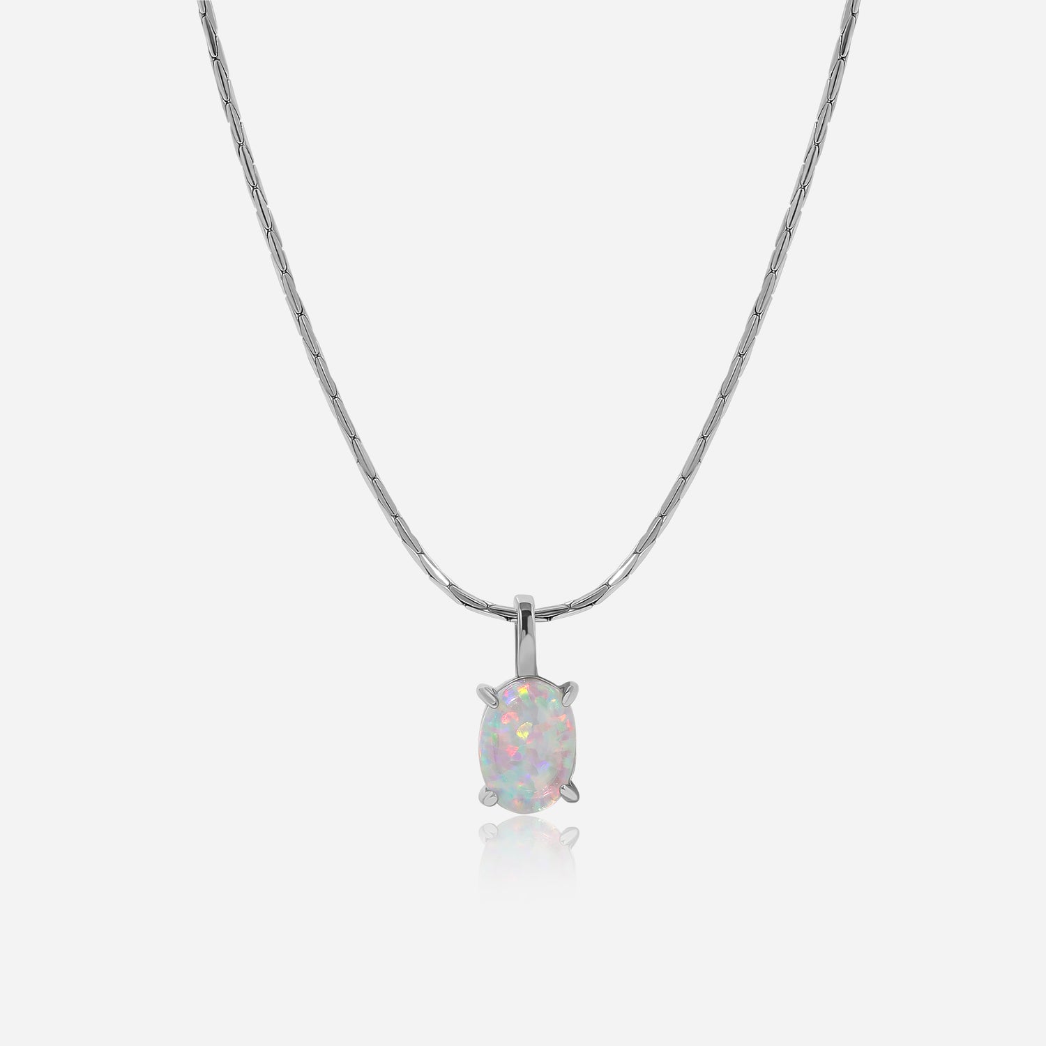 Simple Opal Necklace