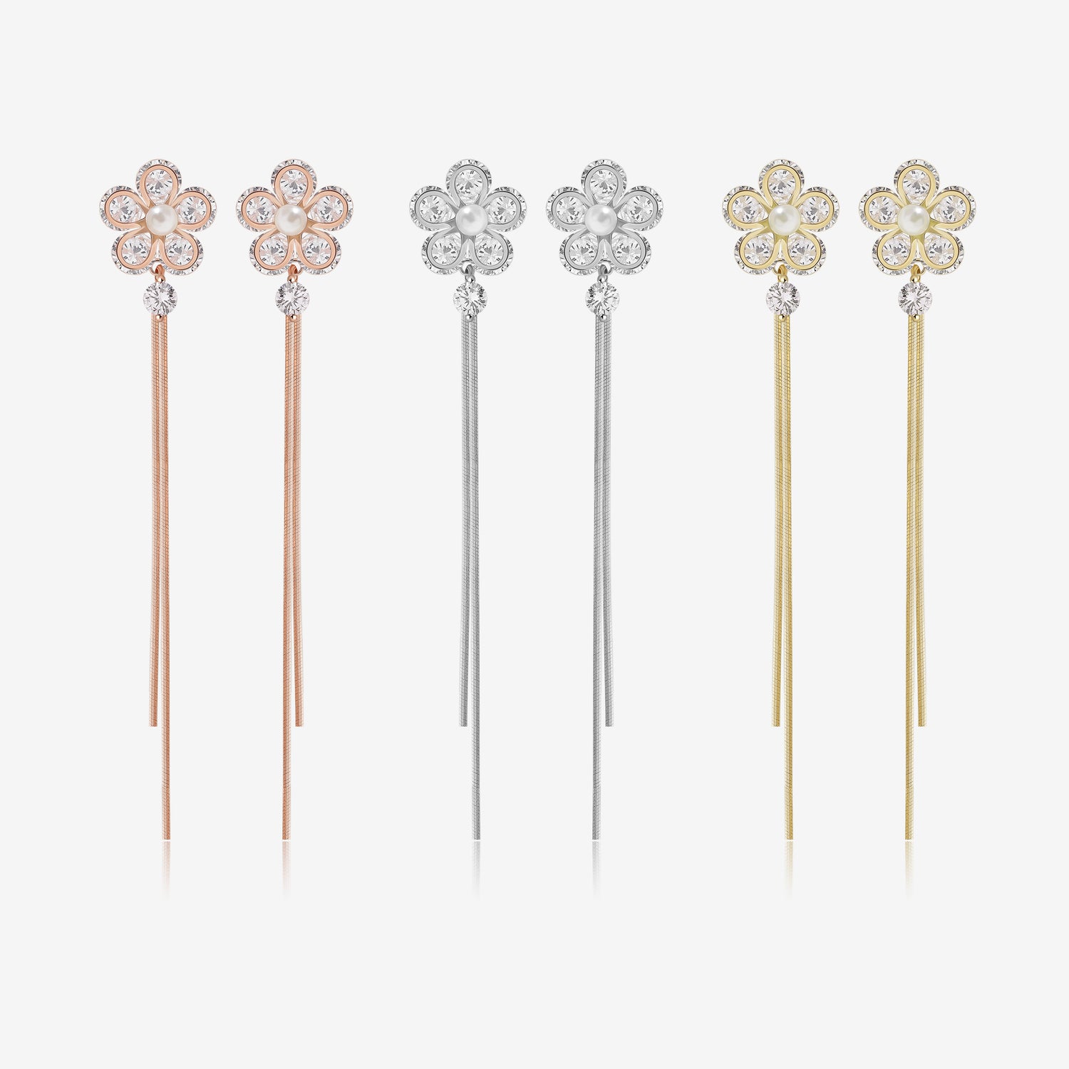 Elegant Flower Earrings